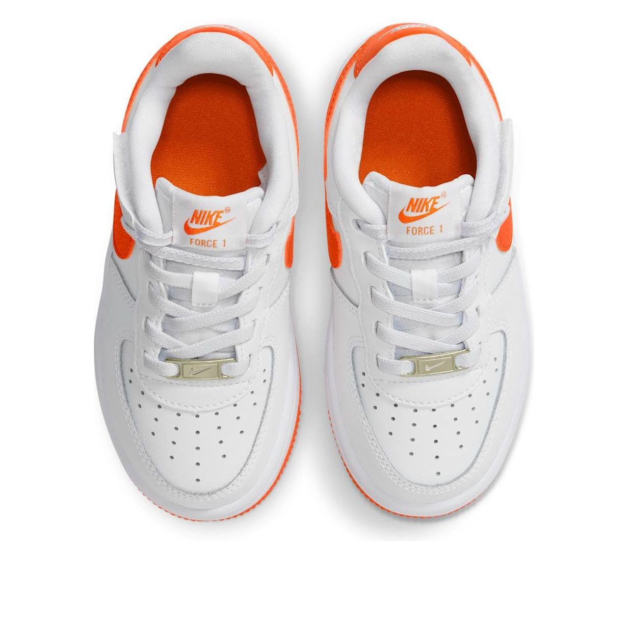 (PS) Nike Force 1 Low EasyOn 'White Safety Orange' FN0237-113