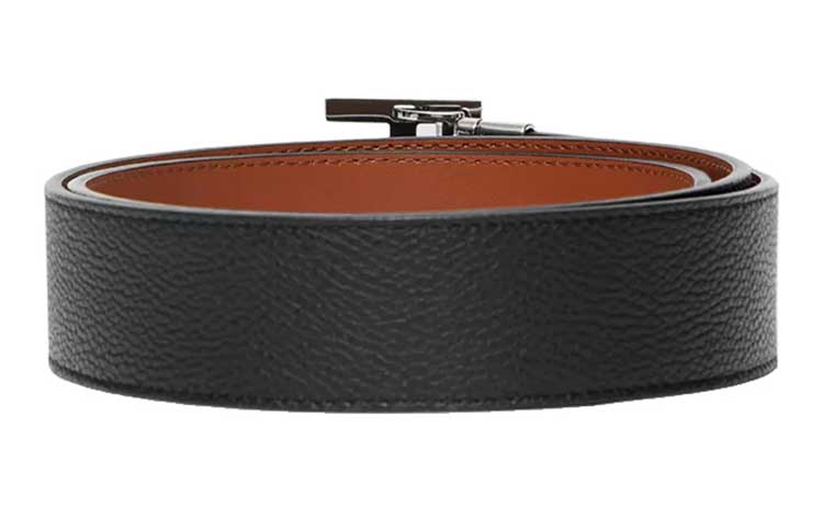 Burberry 26 TB Monogram Buckle Reversible Belt 'Black Tan' 8043247