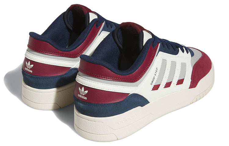 adidas Originals Drop Step Low Directional Shoes 'Navy Red' HQ7118