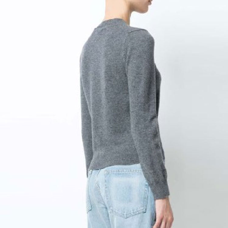 (WMNS) COMME des GARCONS PLAY Cardigan White Emblem 'Grey' AZ-N061-051-3