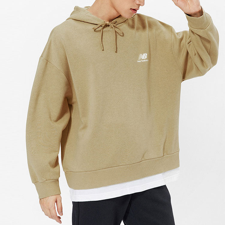 New Balance Logo Hoodie Asia Sizing 'Khaki' AMT13341-HNA