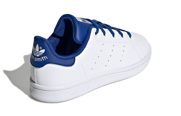(GS) adidas originals Stan Smith J 'White Royal Blue' FW4490