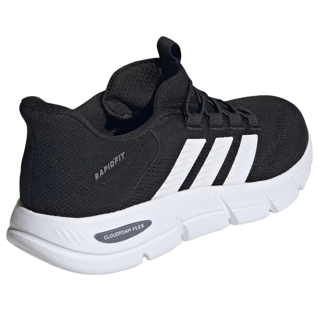 adidas Cloudfoam Flex Rapidfit Shoes 'Core Black Cloud White Grey Three' HP6994