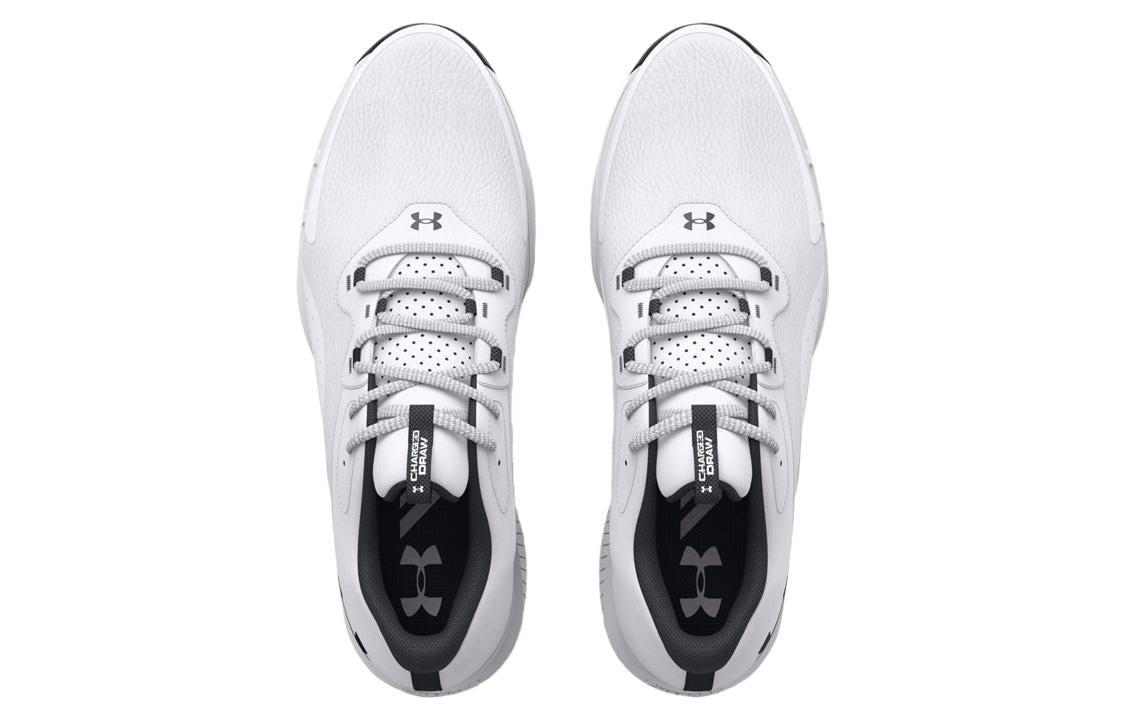 Under Armour Charged Draw 2 Golf Shoes 'White Black' 3026398100