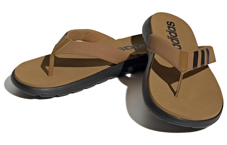 adidas Comfort Flip-Flops 'Brown Black' HP9423