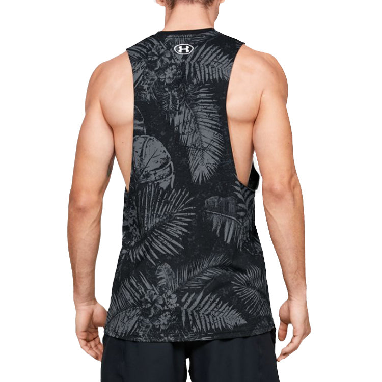 Under Armour Project Rock Aloha Camo Tank Top 'Black Grey' 1351590-001