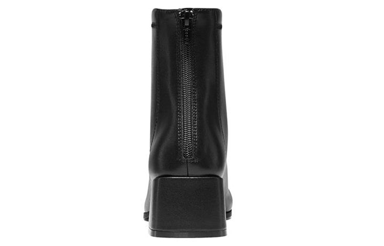(WMNS) Skechers Blocked Boots 'Black' 167346-BBK