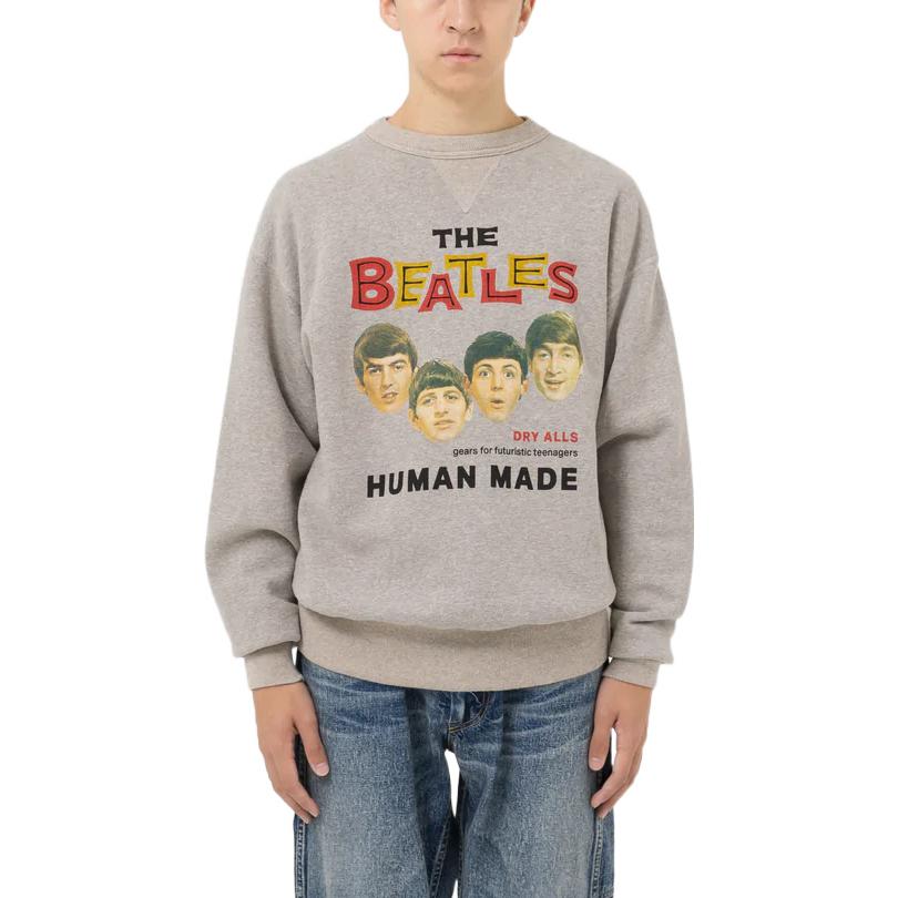 HUMAN MADE Beatles Sweatshirt 'Grey' HM24CS023