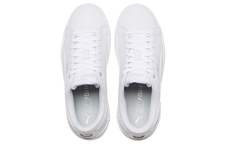 (WMNS) PUMA Smash Platform V2 'Triple White' 373035-01