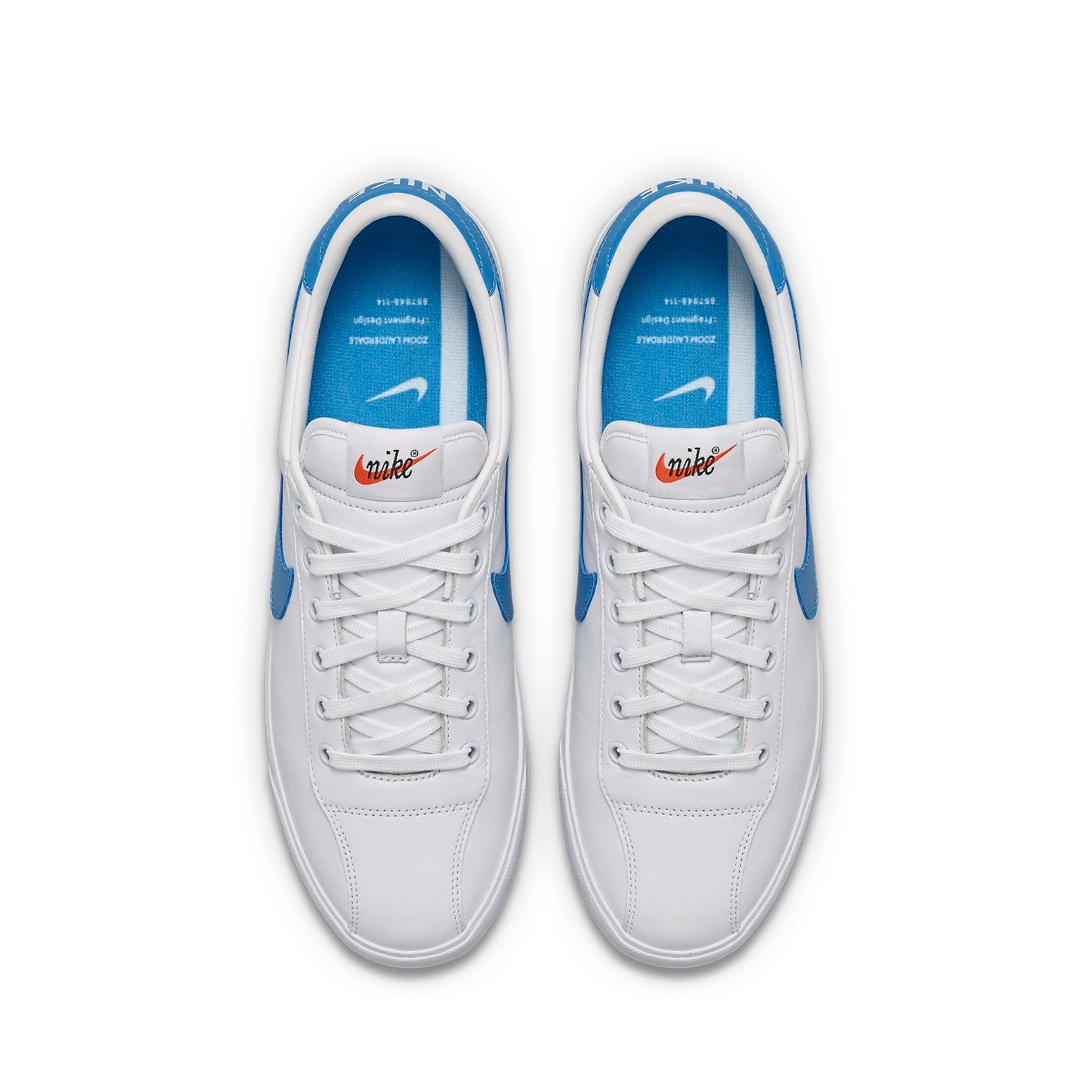 (WMNS) Nike X Fragment Zoom Lauderdale 'White Light Photo Blue' 864294-100