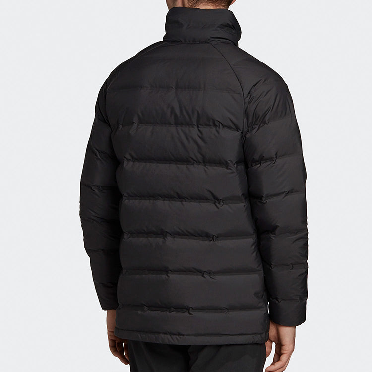 adidas Helionic Stand Collar Stay Warm Casual Sports Down Jacket Black FT2528