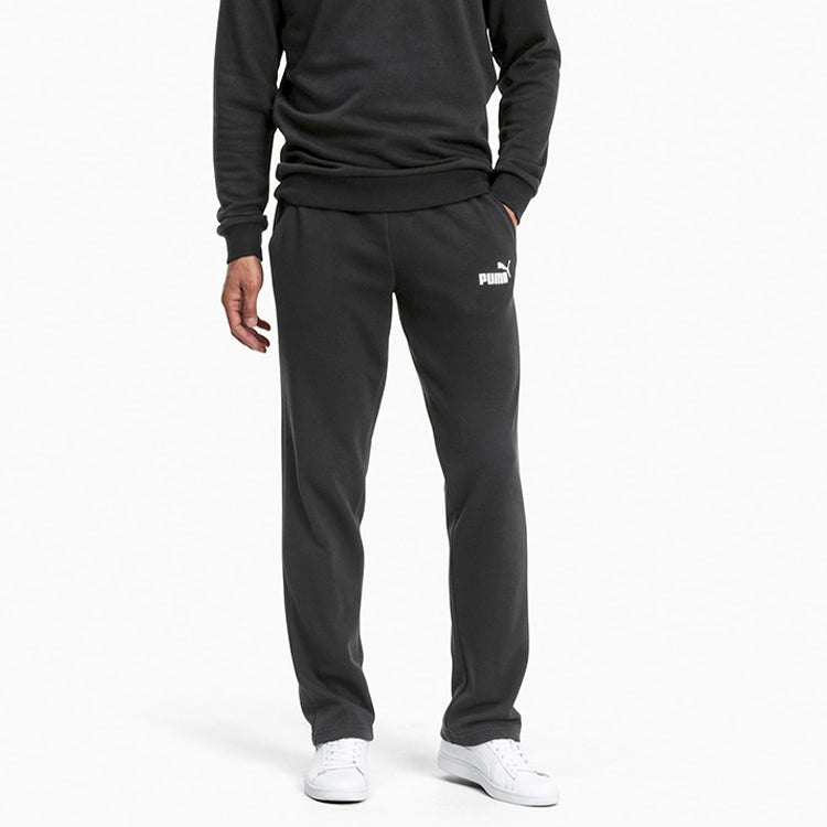 PUMA Essentials Logo Pants 'Black' 851758-01