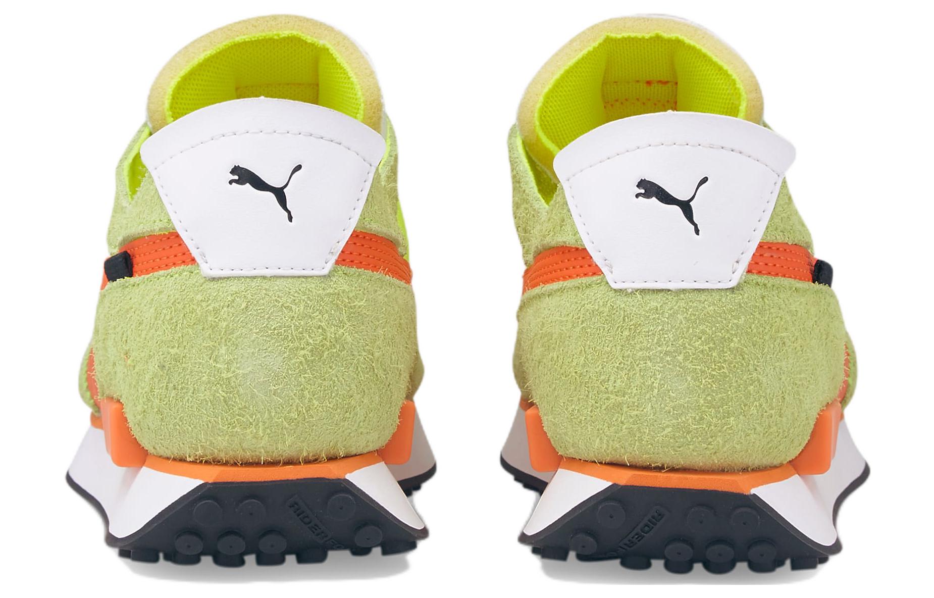 (WMNS) PUMA Future Rider Cut-Out Vintage 'Yellow Alert Dragon Fire' 384861-01