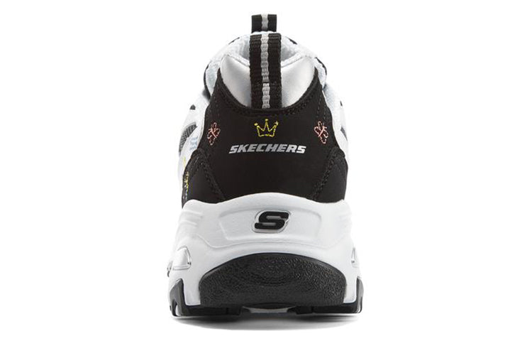 (WMNS) Skechers D'Lites 1.0 'White Black' 896155-WBK