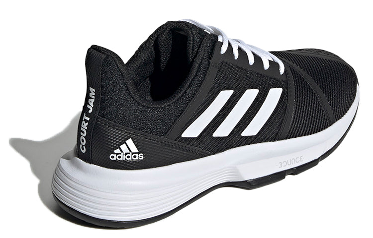 (WMNS) adidas Courtjam Bounce 'Black White' EG1139