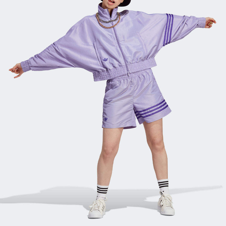 (WMNS) adidas Adicolor Neuclassics Shorts Asia Sizing 'Purple' IC5420