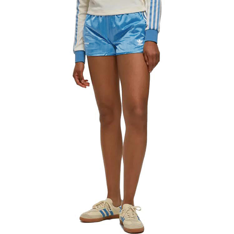 (WMNS) adidas x Sporty & Rich Short 'Blue' IN5252