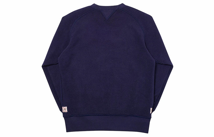 PALACE x EVISU Reversible Crew Logo Crewneck Blue PAL-SS20-010
