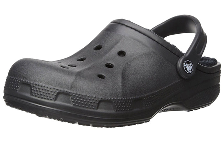 Crocs Classic Clog Casual Stay Warm Shoe Unisex Black 203766-060