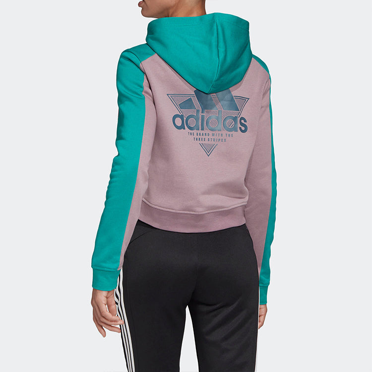 (WMNS) adidas Colorblock Casual Sports Short Purple GG6845