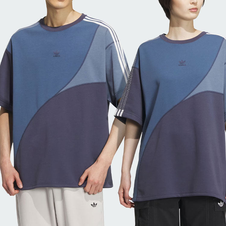 adidas Originals TOC Graphic T-Shirts 'Blue Purple' IN1010
