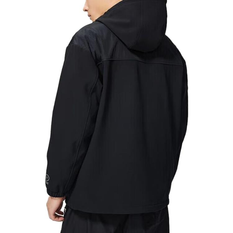 Li-Ning Way Of Wade Logo Waterproof Hooded Jacket 'Black' AFDSB11-1