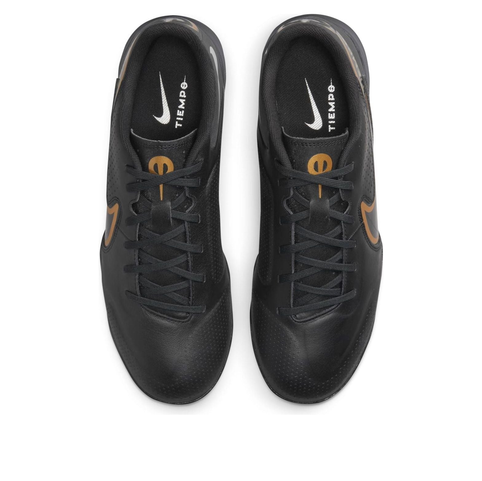 Nike Tiempo Legend 9 Academy TF 'Black Metallic Gold' DA1191-007