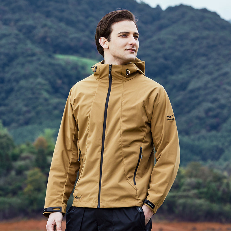 Mizuno Outdoor Windbreaker Jacket 'Brown' A2CC3105