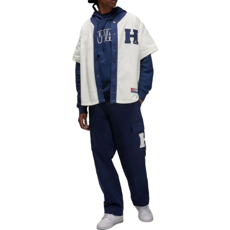Air Jordan x Howard University Baseball Top 'White Blue' FJ9331-133