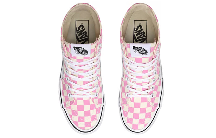 Vans Checkerboard SK8-HI Tapered Shoes Pink VN0A4U16XHV