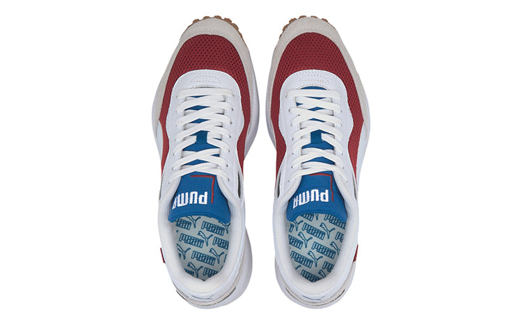 PUMA Style Rider Warm Texture 'White Red Dahlia' 373382-02