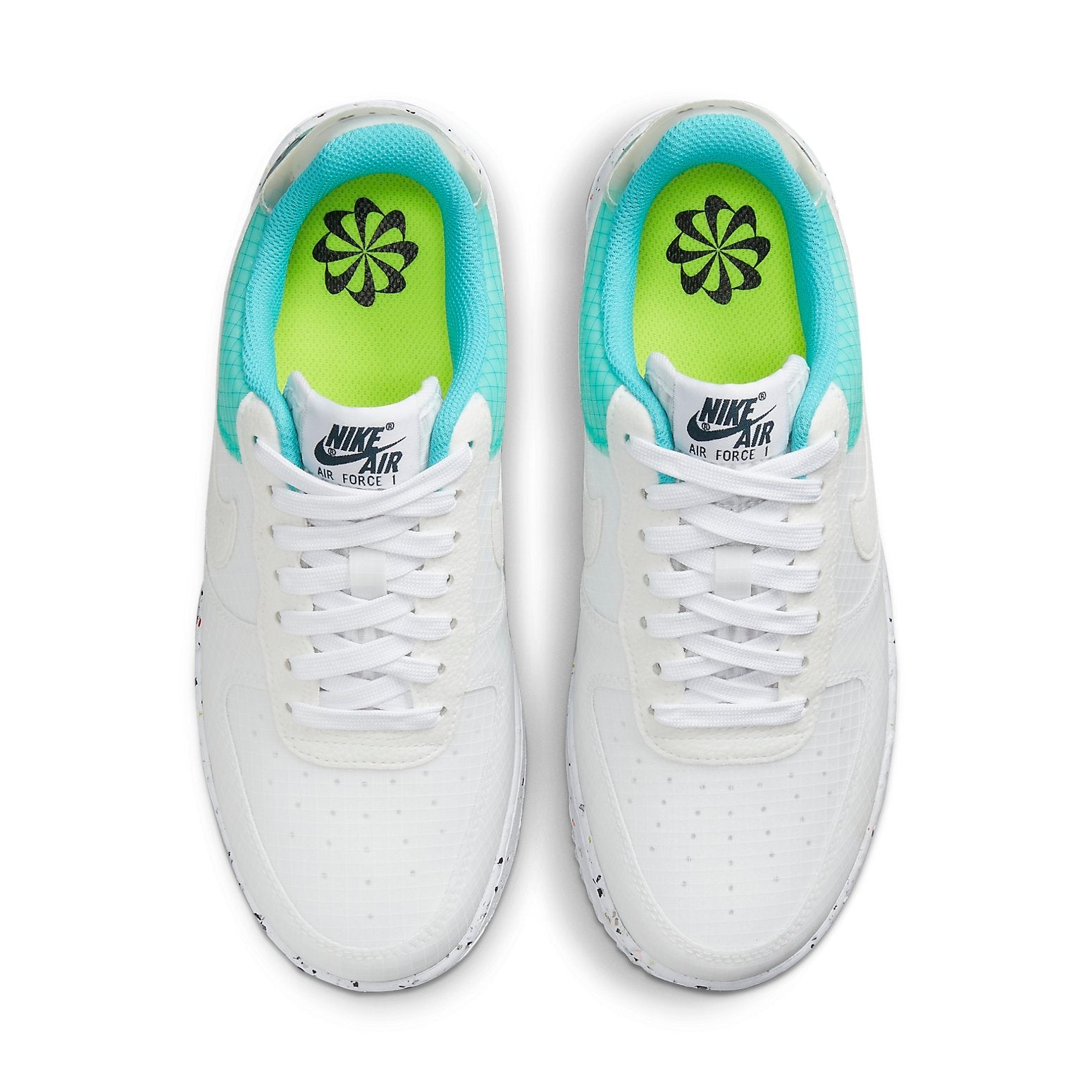 (WMNS) Nike Air Force 1 Crater 'Move To Zero - White Dynamic Turquoise' DO7692-101