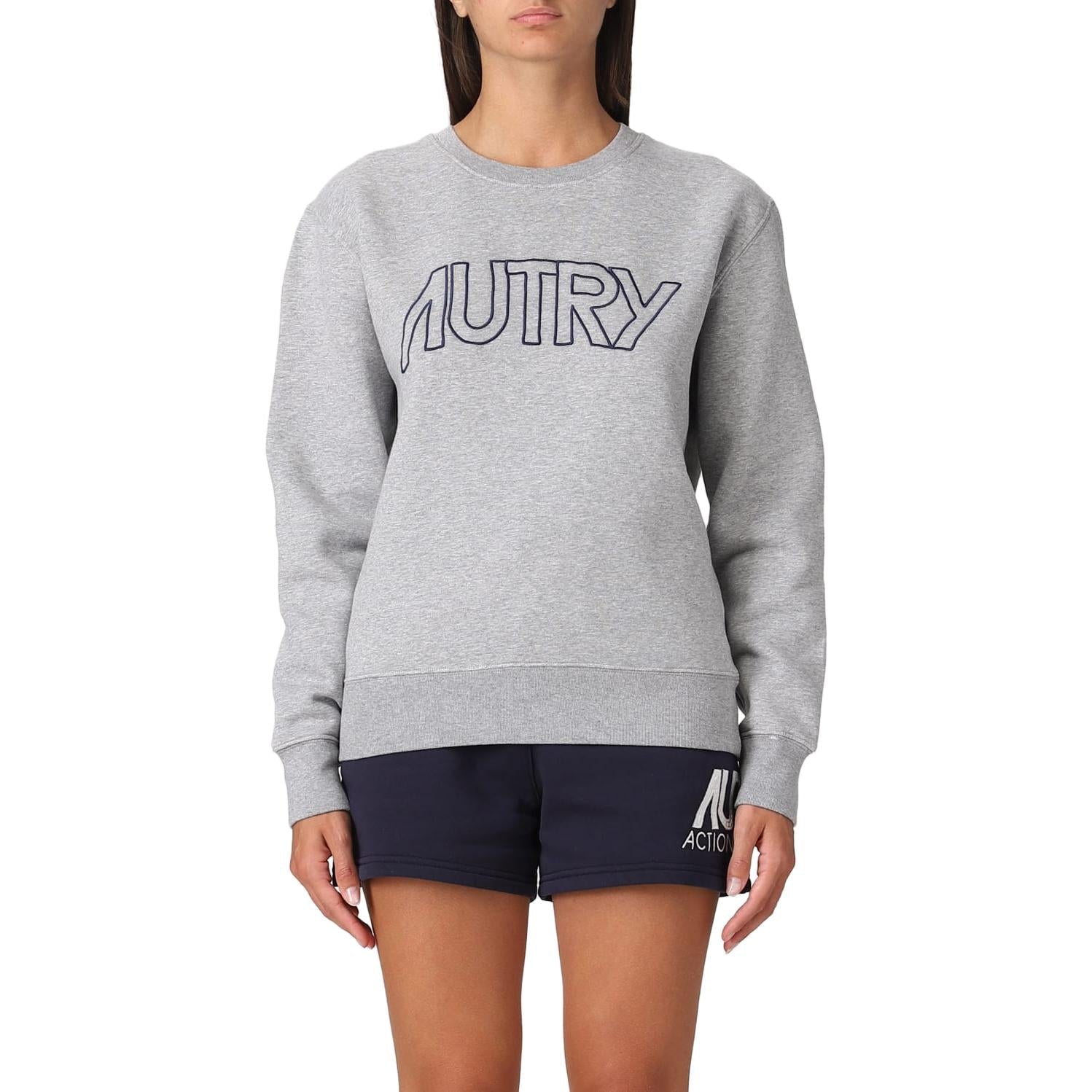 (WMNS) AUTRY Logo Sweater 'Grey' SWIW408M-E57260