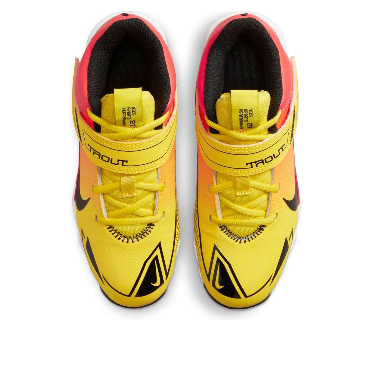 (GS) Nike Force Trout 8 Keystone 'Yellow Strike Bright Crimson' CZ5910-706