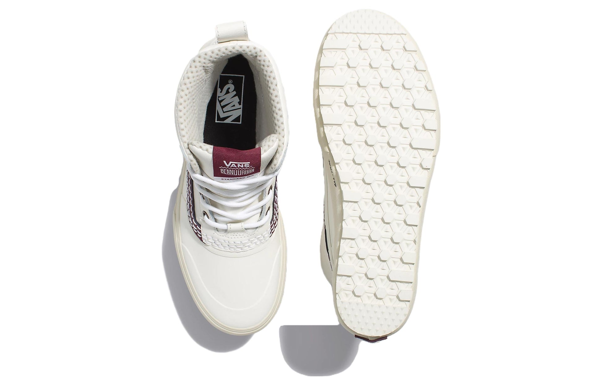Vans Standard Mid Snow MTE 'Marshmallow Burgundy' VN0A5JHZQJK