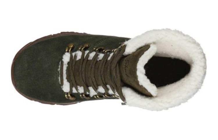 (WMNS) Skechers D'Lites Winter Bliss Boot 'Black Red White' 167087-OLBR