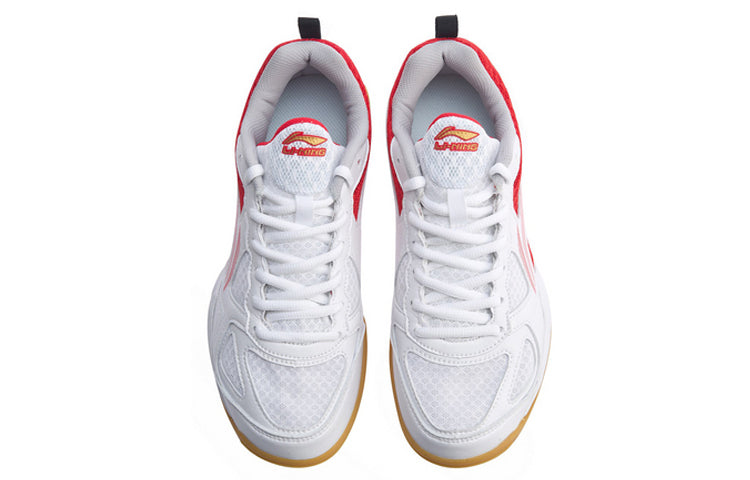 (WMNS) Li-Ning Ma Long Signature Table Tennis Shoes 'White Red' APTP002-1