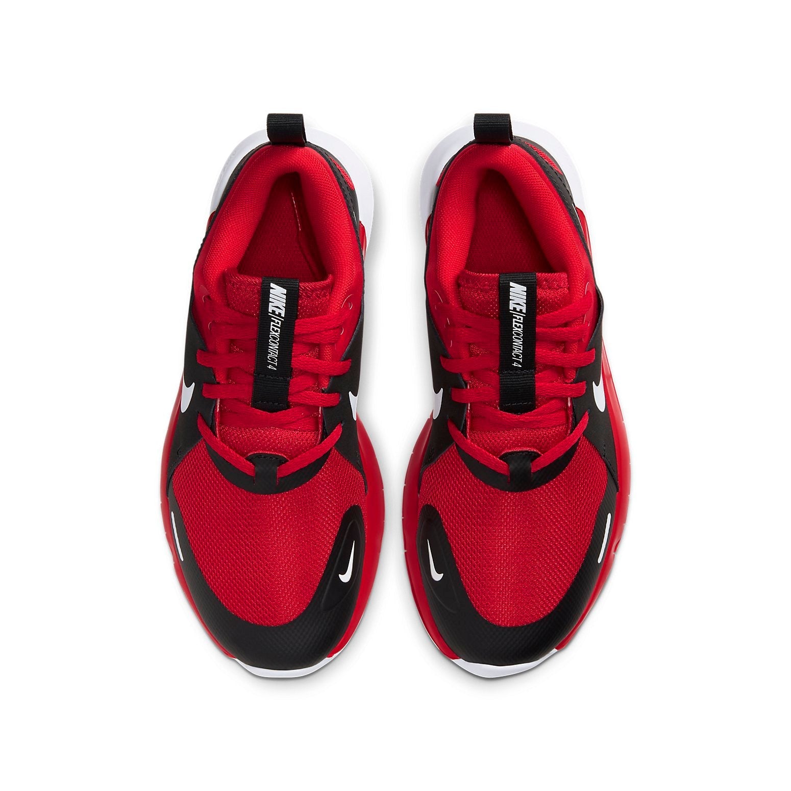 (GS) Nike Flex Contact 4 'Black Red' CJ2074-600