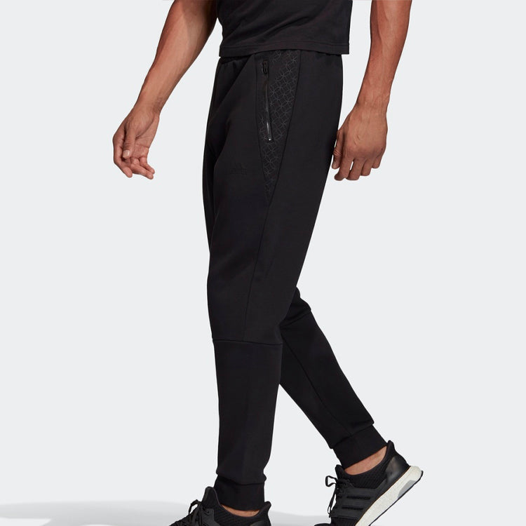 adidas M PT Doubleknit Sports Knit Long Pants Black FS8974