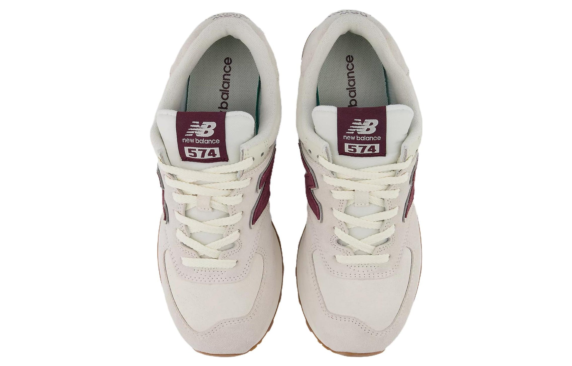New Balance 574 'Bone White Burgundy' U574NOW