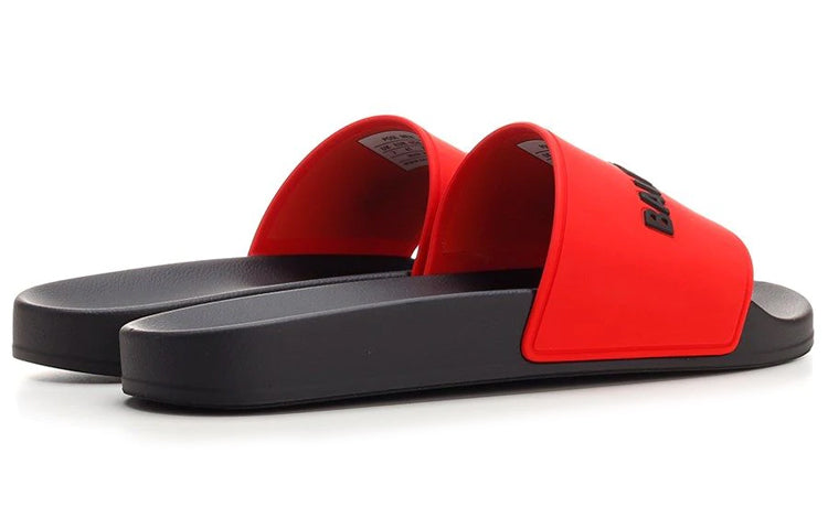 Balenciaga Pool Slides 'Blood Red' 565826W1S8A6410