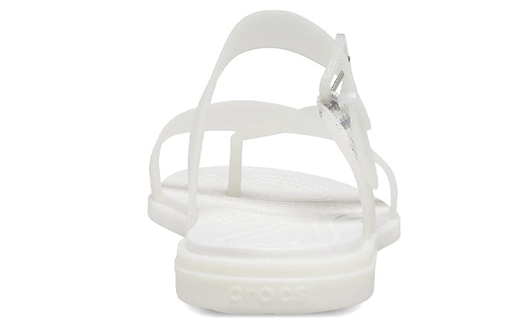 (WMNS) Crocs Tulum Slides 'Translucent White' 207173-159