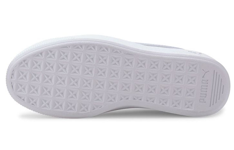 (WMNS) PUMA Vikky Stacked Casual Board Shoes White/Blue 369143-09