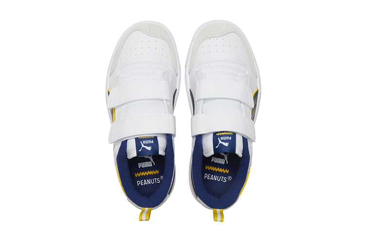 (PS) PUMA Ralph Sampson V x Peanuts 'White Blue Yellow' 375794-01
