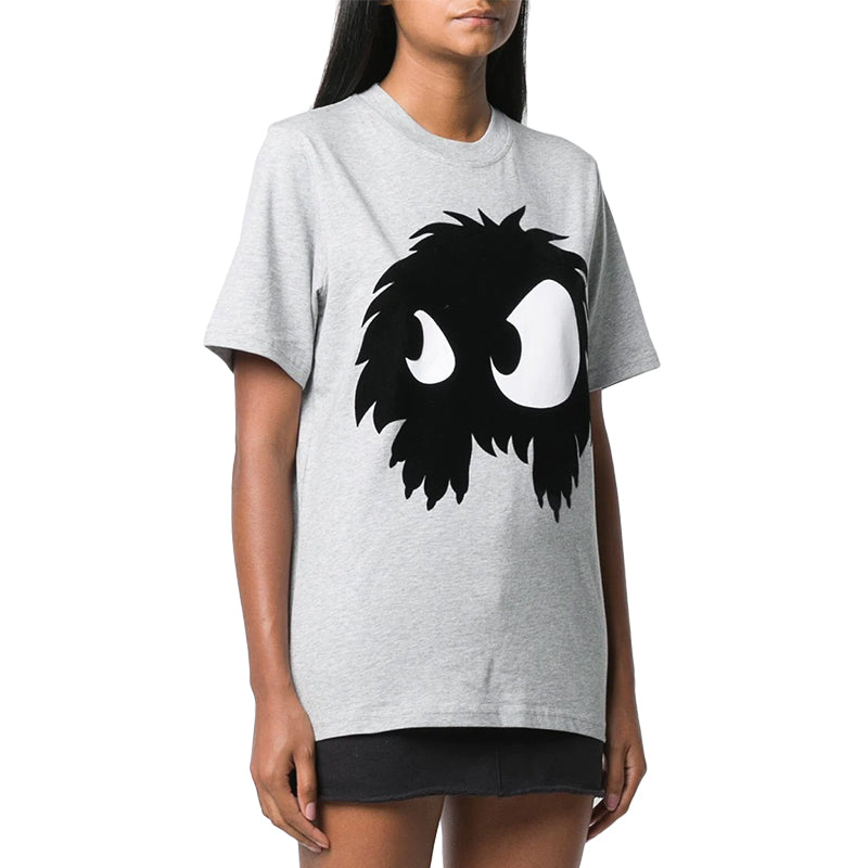 McQ Alexander McQueen Printing Pattern Round Neck Short Sleeve Gray 583304-RPR15-1225