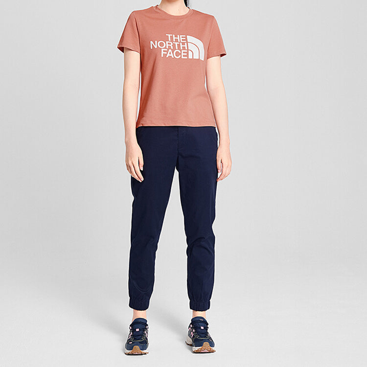 THE NORTH FACE Outdoor Casual Short Sleeve Pink 4NF7-R13