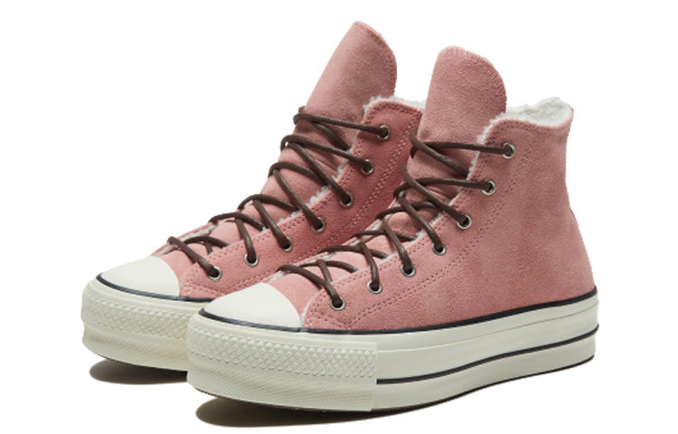 (WMNS) Converse Sherpa Chuck Taylor All Star Platform High Top 'Pink Blue' 566566C