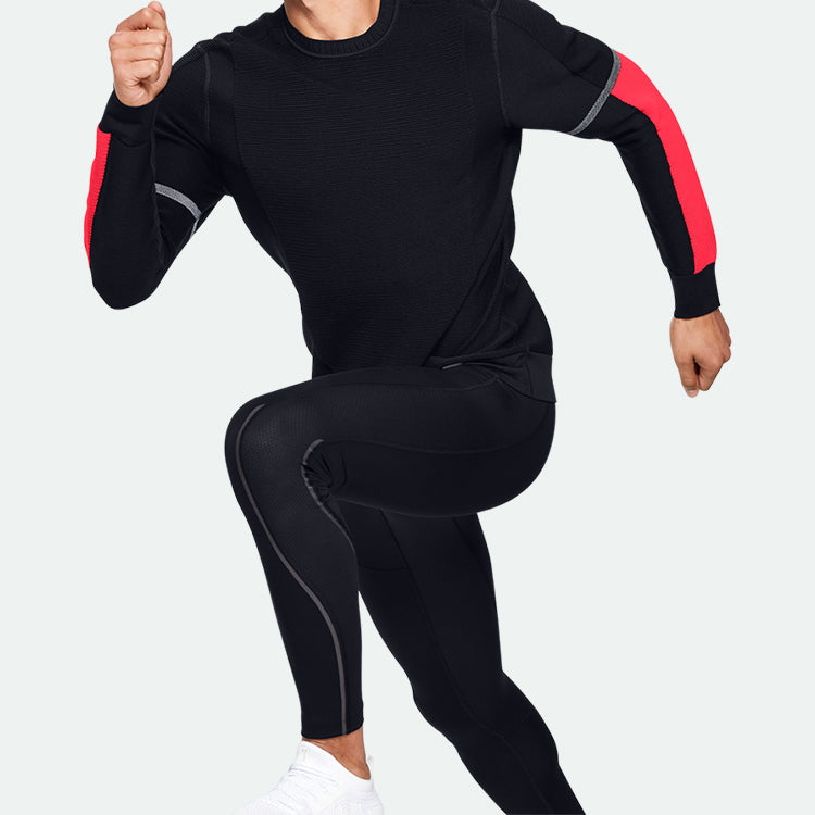 Under Armour IntelliKnit Phantom Sports Sweatshirt 'Black Red' 1344419-002