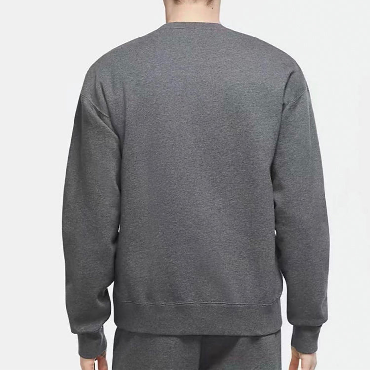 Nike Lab Nrg Fleece Crew Round Neck Pullover Washed Gray DA2252-071