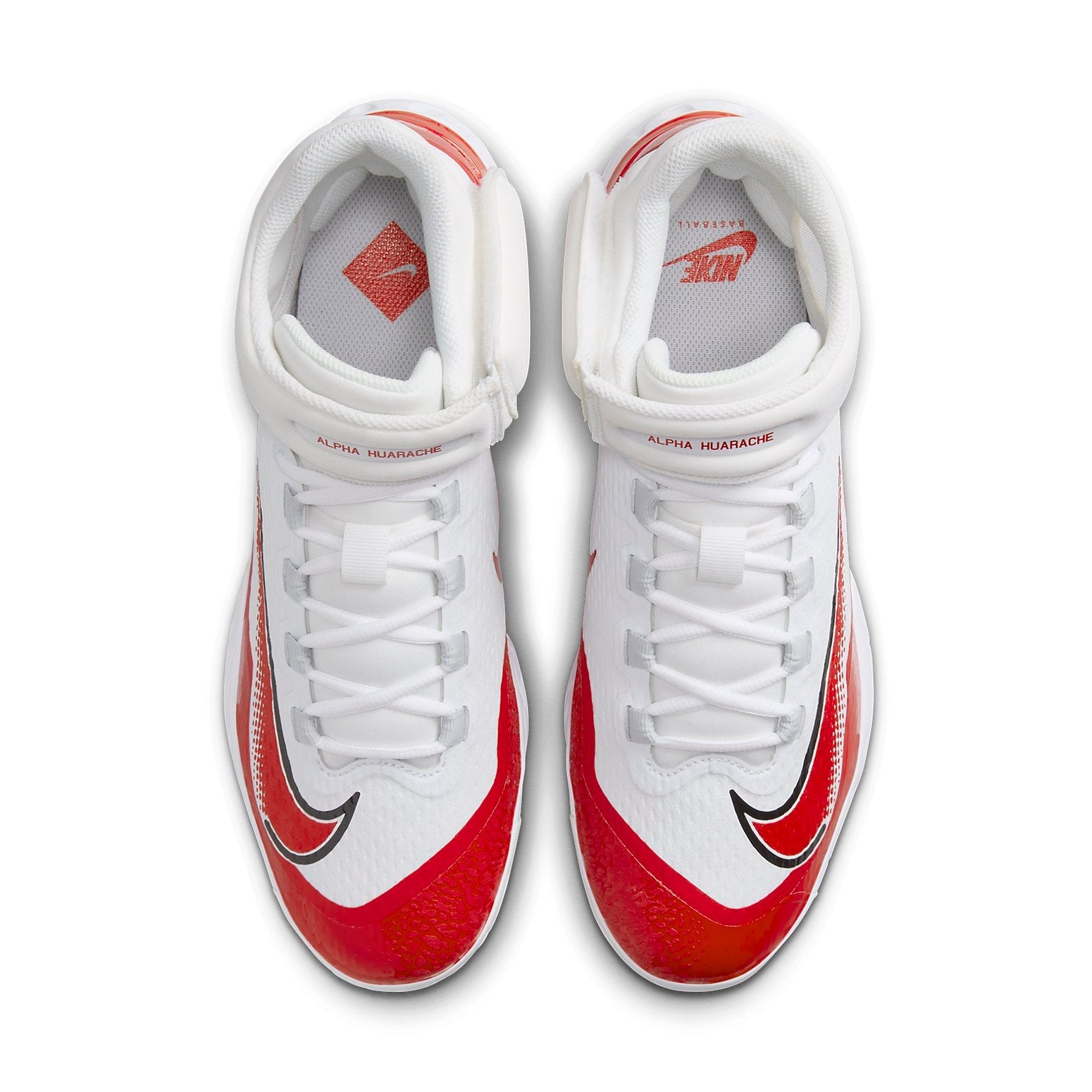 Nike Alpha Huarache Elite 4 Mid 'White University Red' FD2744-105